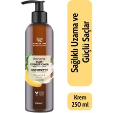 Ashley Joy Yavaş Uzayan Saçlara Özel Niacinamide Ve Vegan Keratin Içeren Banana Saç Kremi 250 ml