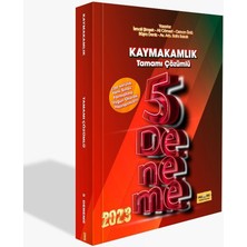 Makro Kitabevi 2023 Kaymakamlık Sınavına Hazırlık Tamamı Çözümlü 5 Deneme