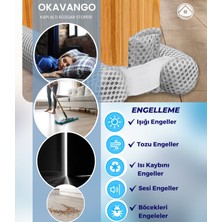 Okavango Çift Taraflı Kapı Altı Rüzgar Önleyici, Kapı Altı Soğuk Kesici, Toz Rüzgar Önleyici, Isı Yalıtımı Sağlayan Sızdırmaz Sünger
