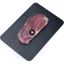 Wangchuang 02 Hızlı Buz Çözme Plakası Çok Fonksiyonlu 360 Derece Ölü Açı Yok Çözdürme Plakası Yapışmaz Kaplamalı Yuvarlak Köşe Hızlı Çözdürme Plakası (Yurt Dışından)