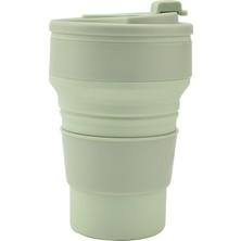 Wangchuang Kırmızı 400-600 ml Silikon Katlanır Su Bardağı Taşınabilir Seyahat Spor Fincan Açık Kamp Taşınabilir Katlanır Kahve Fincanı Eşlik Eden Su Bardağı (Yurt Dışından)