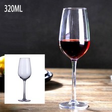 Wangchuang 320ML 1 Adet 320ML/550ML/580ML Plastik Şeffaf Kırılmaz Silikon Plastik Şarap Bardağı Bardak Bar Ev Kadeh Ev Restoran (Yurt Dışından)