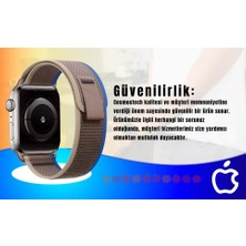 Cosmostech Akıllı Saat Watch için Uyumlu 42MM 44MM 45MM 49MM 1/2/3/4/5/6/se/7/8/ultra Hasır Kordon ve Kayışı Gri(Mavi)