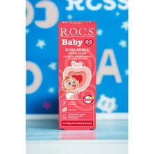 Rocs Baby Elma Püresi Tadında Florürsüz Diş Macunu 35 ml - 0-3 Yaş
