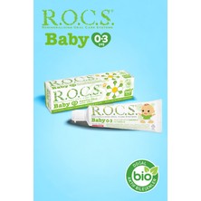 Rocs Baby Papatya Özlü Diş Macunu (0-3Yaş)
