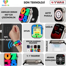 Vwar Watch 9 Hk9 Pro Amoled Ekran Akıllı Saat