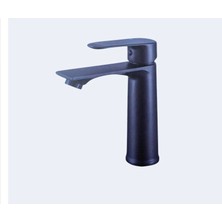 İsaoğlu Siyah Lavabo Bataryası Siyah Lavabo Musluğu Yüksek Banyo Lavabo Armatür