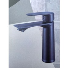 İsaoğlu Siyah Lavabo Bataryası Siyah Lavabo Musluğu Yüksek Banyo Lavabo Armatür