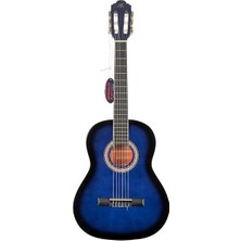 Barcelona Lc 3600 Bb / 3/4 Junior Blue Black Sunburst Klasik Gitar