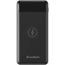 Soultech BT152S Vortexqi 10.000 Mah Pd&qc 18W Wireless Powerbank Siyah