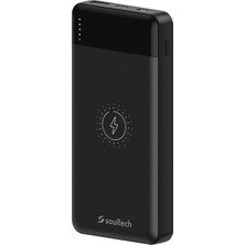 Soultech BT152S Vortexqi 10.000 Mah Pd&qc 18W Wireless Powerbank Siyah