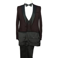 Cengiz İnler Armürlü Kırlangıç Yaka Tek Düğme Damatlık