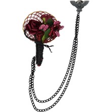 Cengiz İnler Kuşlu Erkek Yaka Çiçeği Aksesuar