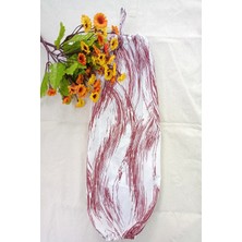 Emtory Home Bordo Mermer Desen Organizer Keten Çift Lastikli Poşetlik - Mutfak Organizer