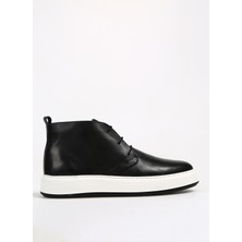 Fabrika Siyah Erkek Deri Sneaker BELFORD