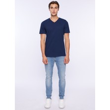 Denim Trip ETHAN Skinny Fit Normal Bel Açık İndigo Erkek Jean Pantolon