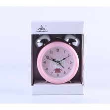 Safety1 6-Inç Basit Stil Metal Çift Çan Öğrenci Çocuk Yetişkin Sevimli Saat Yatak Odası Başucu Küçük Çalar Saat (Mavi) (Yurt Dışından)