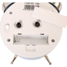 Safety1 6-Inç Basit Stil Metal Çift Çan Öğrenci Çocuk Yetişkin Sevimli Saat Yatak Odası Başucu Küçük Çalar Saat (Mavi) (Yurt Dışından)