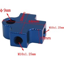 Kenann Motokros Için Fren Yağı Hortumu Hidrolik Boru Üç Yollu Konnektör Adaptörü (Yurt Dışından)