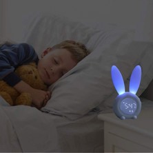 Safety1 Çocuklar Için Çocuk Çalar Saat, Çocuk Gece Lambaları, 5 Zil Sesi, Sıcaklık Takvimi, Dokunmatik Kontrol ve Erteleme Şarj Edilebilir Saatler----Mavi (Yurt Dışından)