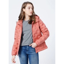 Lumberjack Kapüşonlu K.pembe Kadın Mont 2WCT6553PR