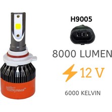 Space LED Far Ampulü Beyaz 48W 12V 8000LM H9005 / LAAM97