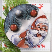 Keramika Yılbaşı Noel Baba  Servis Tabağı 26 Cm -17980