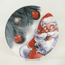 Keramika Yılbaşı Noel Baba  Servis Tabağı 26 Cm -17980