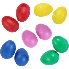 Hermoso 10 Paket Plastik Perküsyon Müzik Aleti Oyuncaklar Yumurta Marakas Çalkalayıcılar (Yurt Dışından)