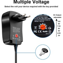 Teenspirit Bradoo- 3V-12V Ev Elektroniği ve LED Şeritler Için Adaptör Uçlu 30W Ac/dc Adaptör Anahtarlama Kaynağı, Ab Tak (Yurt Dışından)