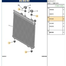 Psa Fan Davlumbaz Lastiği 207 208 301 308 407 508 Expert Iıı Partner Berlingo C2 C3 C4 C5 Jumpy (1312A3-BPE309324)