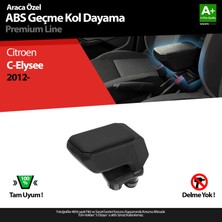 S-Dizayn Citroen C-Elysee Kol Dayama Kolçak Geçmeli ABS Siyah 2012-2017 A+ Kalite