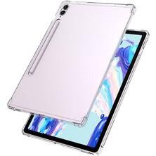 Vendas Samsung Galaxy Tab S9 Plus Uyumlu Şeffaf Süper Silikon Tablet Kılıfı