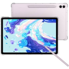 Vendas Samsung Galaxy Tab S9 Plus Uyumlu Şeffaf Süper Silikon Tablet Kılıfı