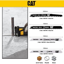 Cat DA07901 8 Parça Profesyonel Metal/ahşap Kesme Tilki Kuyruğu Testere Ucu