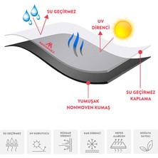 MaxDurable Arora Mojito Pro Uyumlu Arka Çantasız Motorlar Için Brandası Su Geçirmez Motosiklet Örtüsü