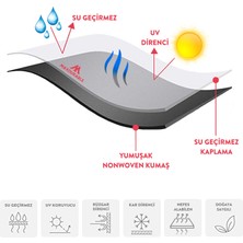MaxDurable Rks Xigma Plus 3 Tekerlekli 2 Kişilik Motor Brandası Su Geçirmez Motosiklet Örtüsü