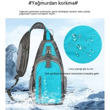 Love Home 2023 Sonbahar Yeni Erkek Göğüs Çantası Kore Moda Omuz Çantası Çapraz Omuz Çantası Çapa Spor Sırt Çantası Su Önleyen Göğüs Çantası (Yurt Dışından)