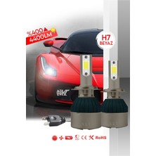 Point Marketing Renault Scenic 2 (2003 - 2008) Kısa Far Nkt LED Şimşek Etkili Beyaz H7