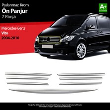 S-Dizayn Mercedes Vito Krom Ön Panjur 7 Prç 2004-2010 A+ Kalite