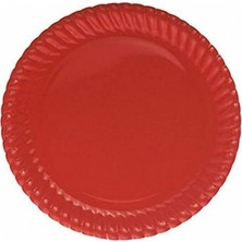 Balonevi TPL5749 Kırmızı Pastel, 8 Adet Tabak 23CM