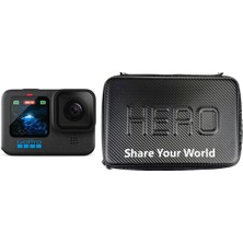 Gopro Aksiyon Kamera + Knmaster Gopro Orta Boy Karbon Çanta