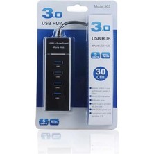 Ata Elektronik 4 Port Usb 3.0 Hub Splitter Pc Dizüstü Bilgisayar Laptop Uyumlu Çoklu Çoğaltıcı 5gbps laptop notebook bilgisayar Uyumlu