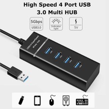 Ata Elektronik 4 Port Usb 3.0 Hub Splitter Pc Dizüstü Bilgisayar Laptop Uyumlu Çoklu Çoğaltıcı 5gbps laptop notebook bilgisayar Uyumlu