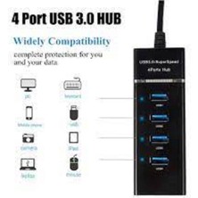 Ata Elektronik 4 Port Usb 3.0 Hub Splitter Pc Dizüstü Bilgisayar Laptop Uyumlu Çoklu Çoğaltıcı 5gbps laptop notebook bilgisayar Uyumlu