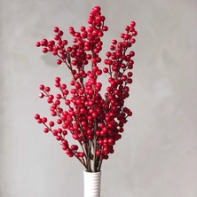 Adalinhome Yılbaşı Kokina Çiçeği 70 cm (1 Adet)