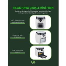 WIAMI RA-011W 12 LITRE AKILLI AIRFRYER HAVA FRITOZU