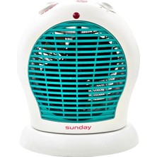 Sunday Fanlı Isıtıcı Oval Fan 2000W