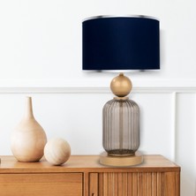 Minimal Lotus Opal Black Contrast Cam Abajur