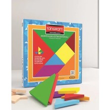 Tangram Renkli Tangram 7 Li Montessori Eğitim Materyali